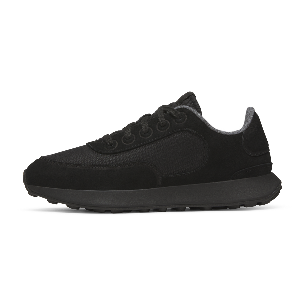 Allbirds Mens Varsity Freizeitschuhe in SCHWARZ