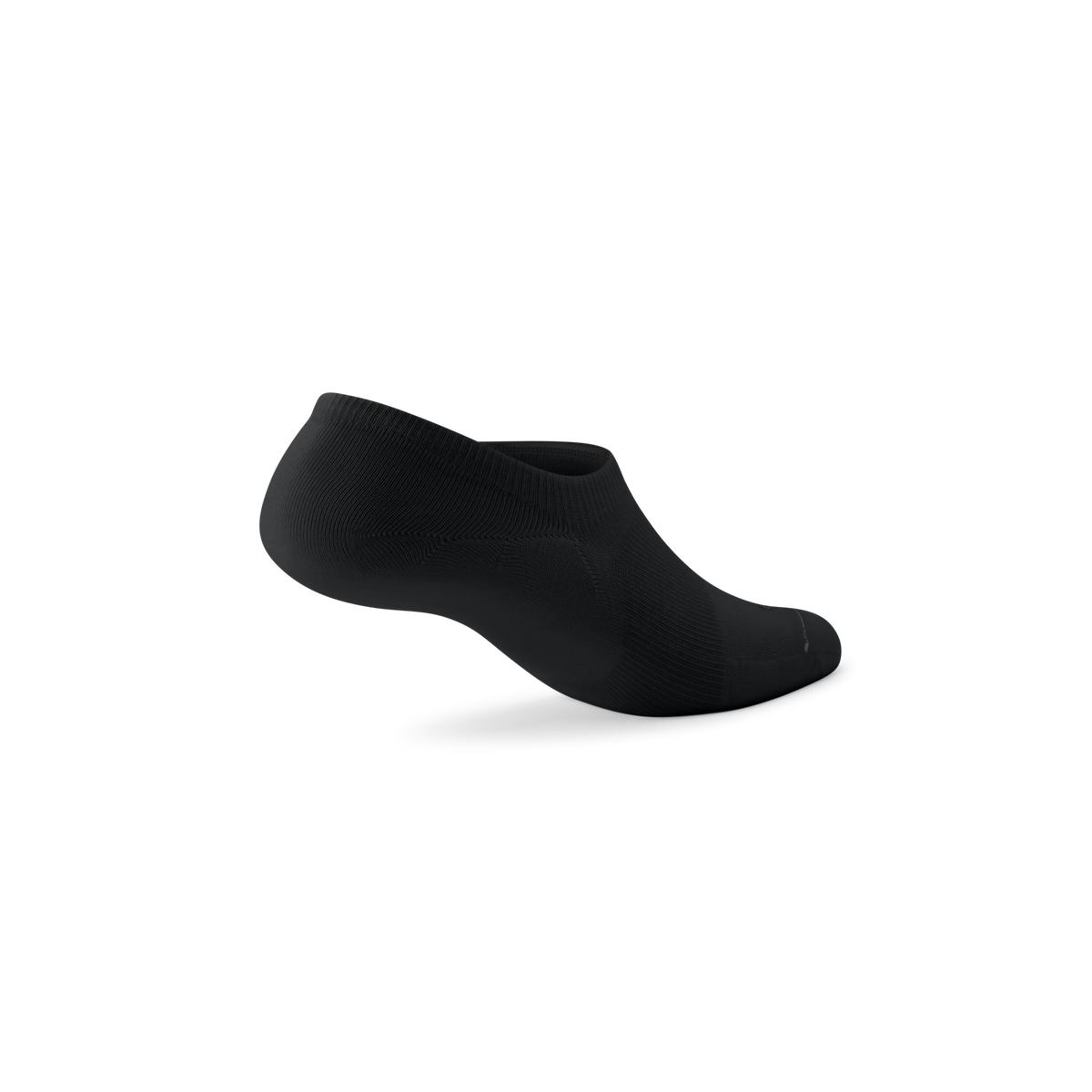 Allbirds Anytime No Show Sock - Heel Grip in SCHWARZ