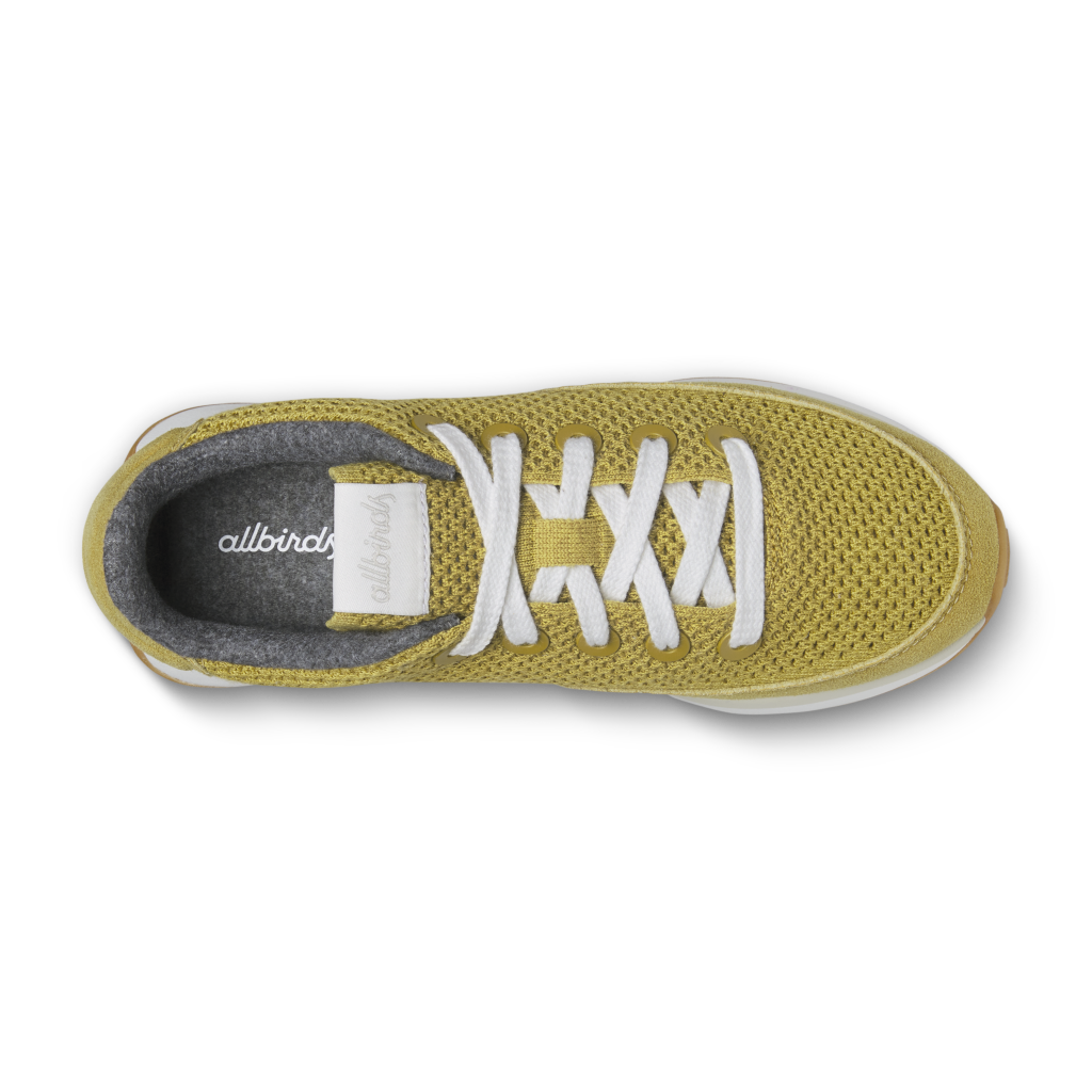 Allbirds Womens Varsity Airy Freizeitschuhe in GELB