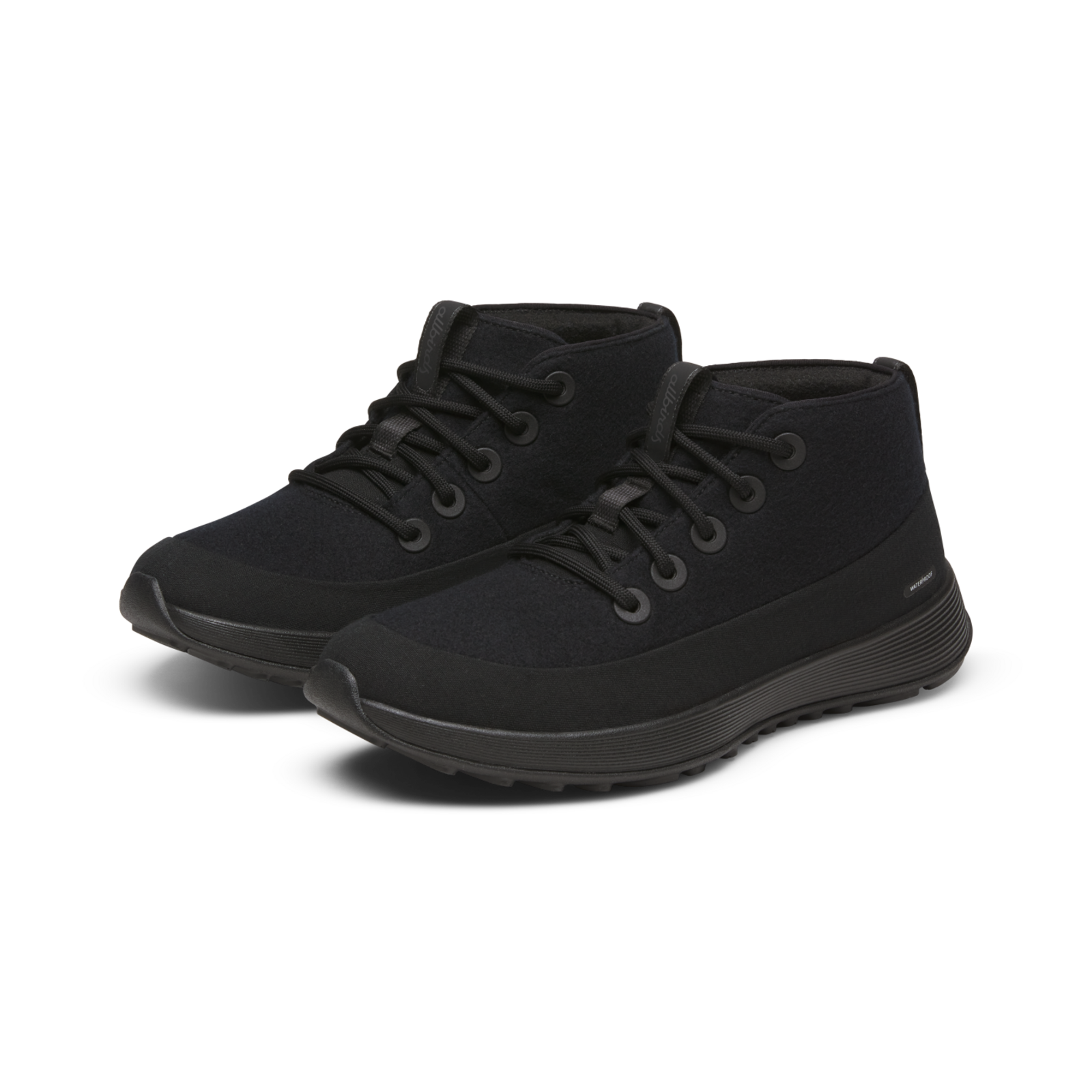 Allbirds M Wool Runner NZ Mid Waterproof Freizeitschuhe in SCHWARZ